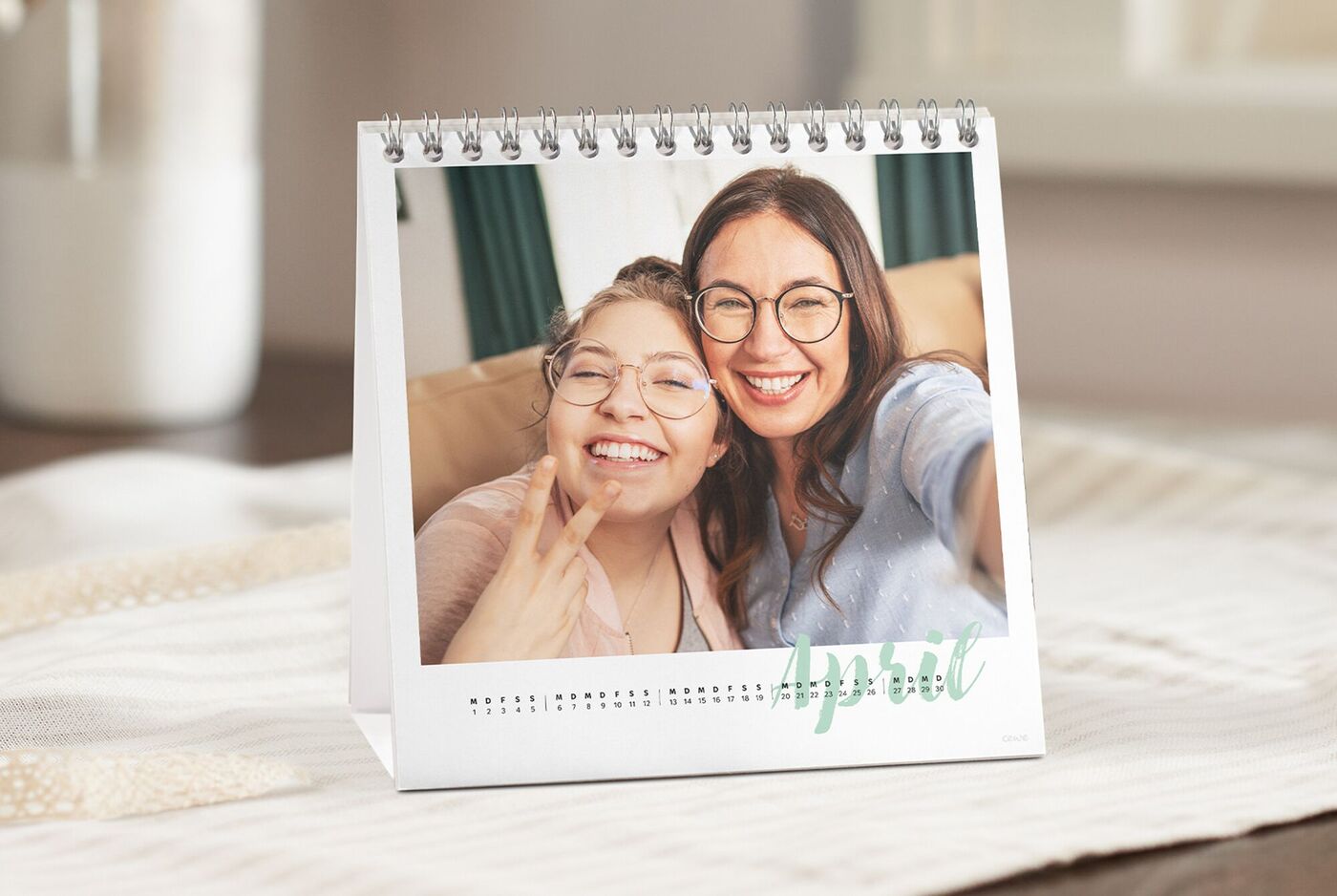 Tischkalender Quadratisch