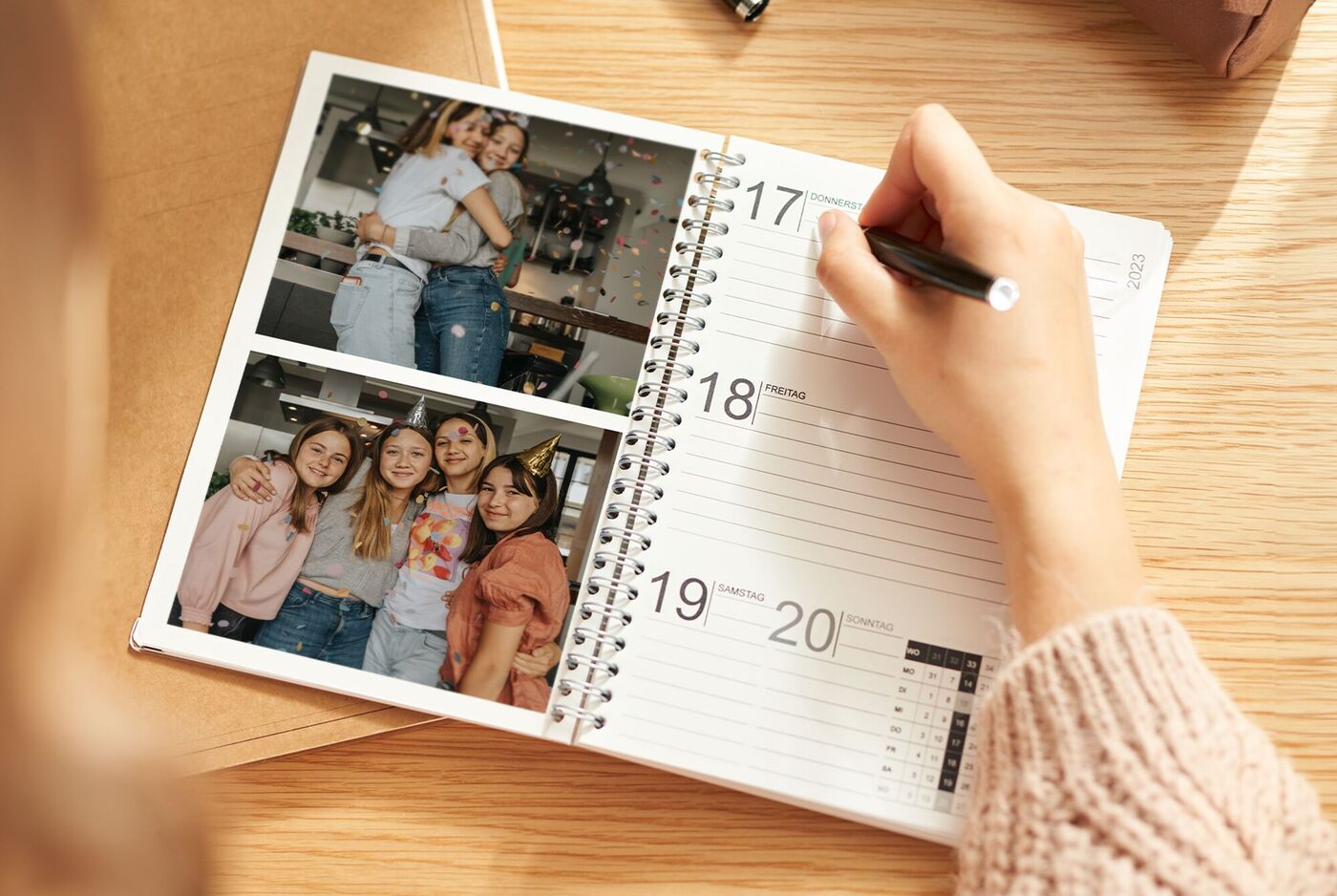 Kalenderübersicht Taschenkalender 2