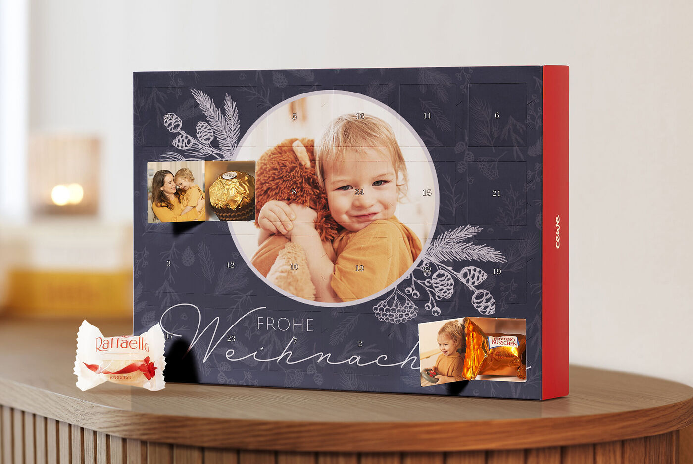Ein adventlicher Kalender mit süßen Leckereien, Weihnachten genießen