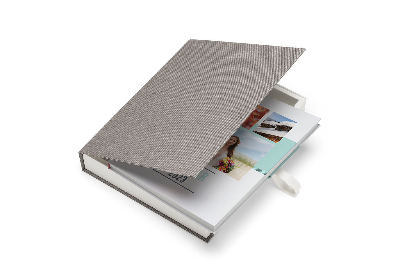 Öffentliches Fotobuch mit Bildern von Urlaubserinnerungen